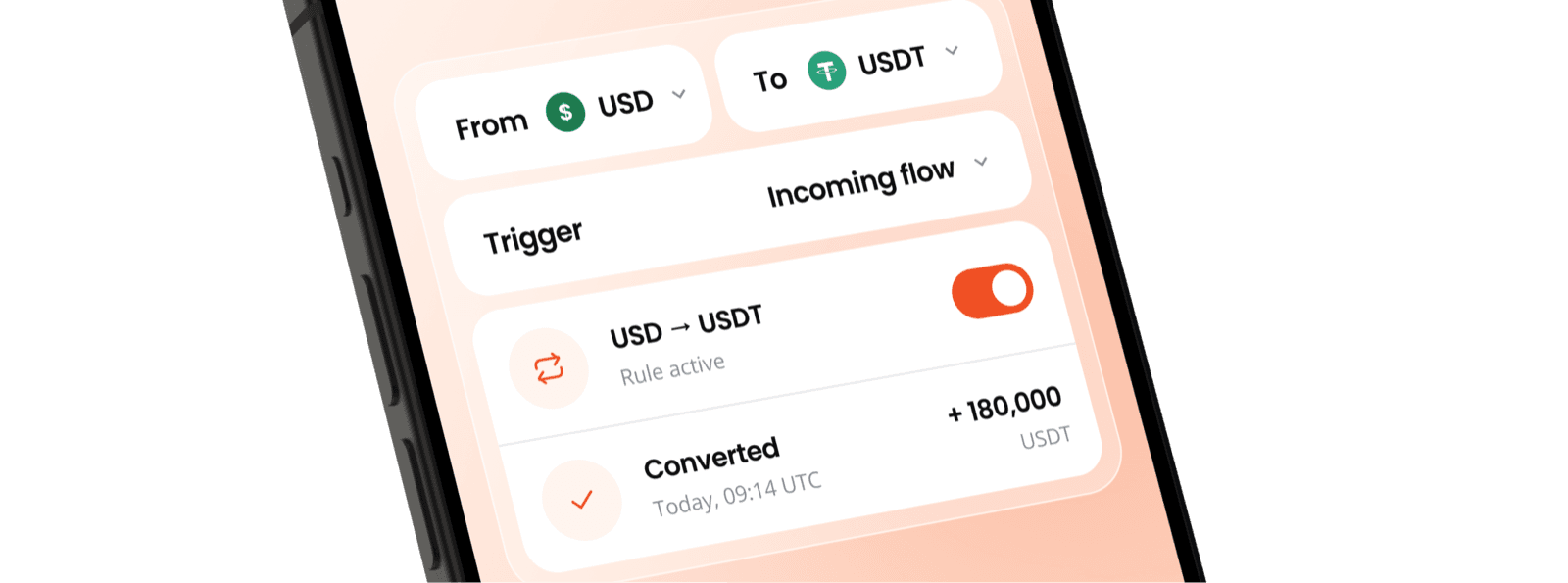 Onchain FX (Swap) product interface